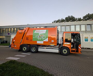 Das Team Sauberes Karlsruhe hat einige E-Fahrzeuge im Fuhrpark