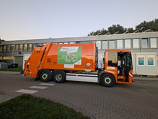 Das Team Sauberes Karlsruhe hat einige E-Fahrzeuge im Fuhrpark