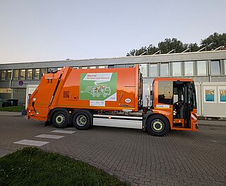 E-Müllfahrzeug